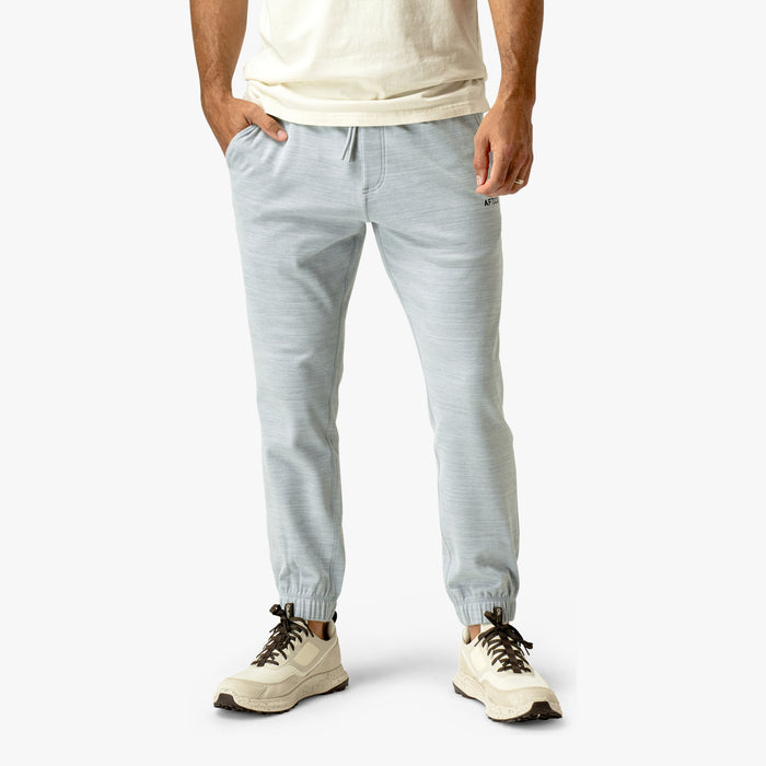Harbor Gray Heather $Model is 6'0" 182lbs Size M$