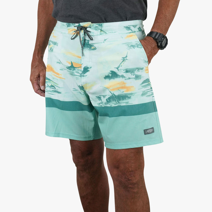 Ocean Wave $Model is 6'2" 190lbs Size 34$
