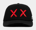 COI Logo Mesh Trucker Mens Hat (Black/Red)