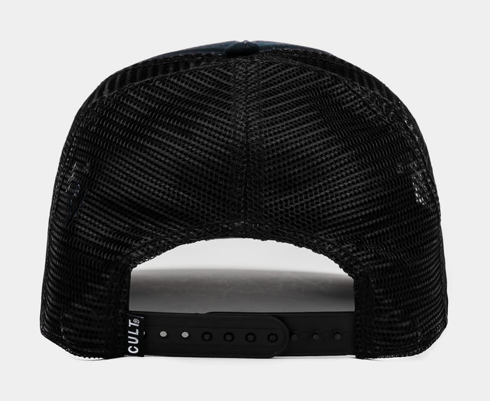 COI Logo Mesh Trucker Mens Hat (Black/Red)