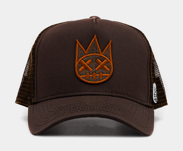 COI Logo Mesh Trucker Mens Hat (Brown)