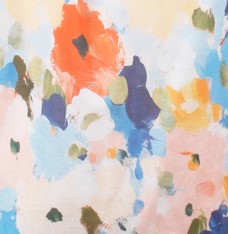 Colorful floral pattern on a light background
