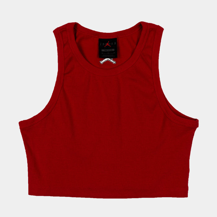 Core Tank Womens Short Sleeve Shirt (Red)