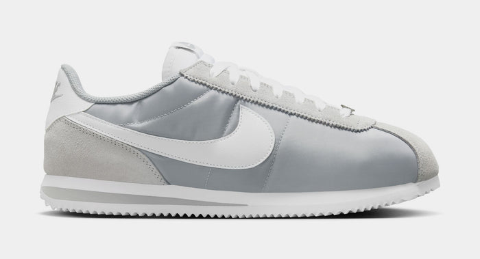 Cortez TXT Mens Running Shoes (Flat Silver/White)