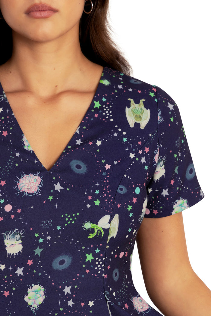 BlackMilk Clothing - Cosmic Monsters New V Dress