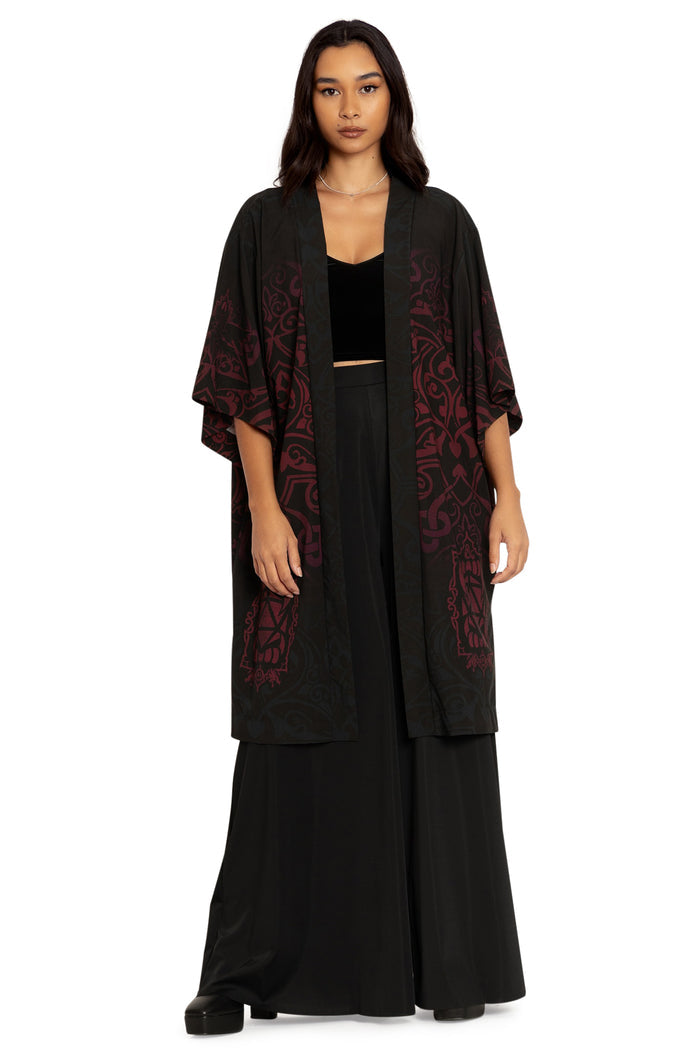 BlackMilk Clothing x Dungeons & Dragons - Count Strahd Von Zarovich Robe - Dungeons & Dragons Merchandise - Collaboration apparel - Licenced.