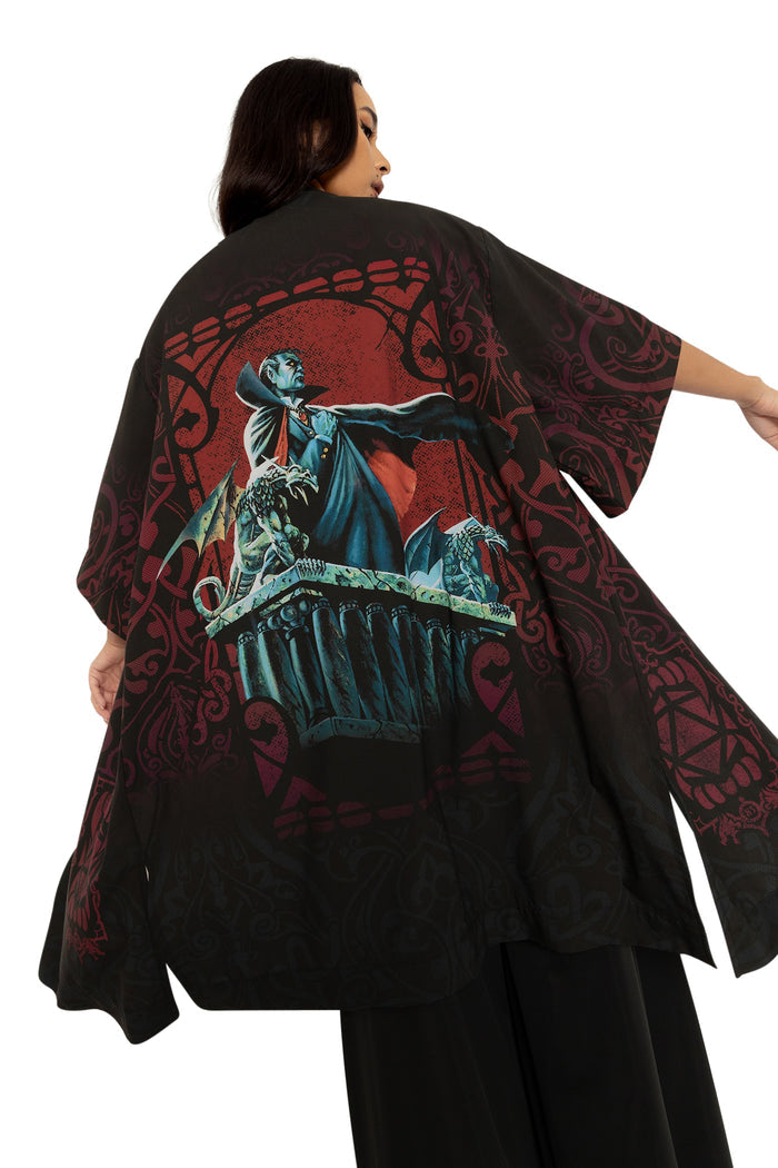 BlackMilk Clothing x Dungeons & Dragons - Count Strahd Von Zarovich Robe - Dungeons & Dragons Merchandise - Collaboration apparel - Licenced.