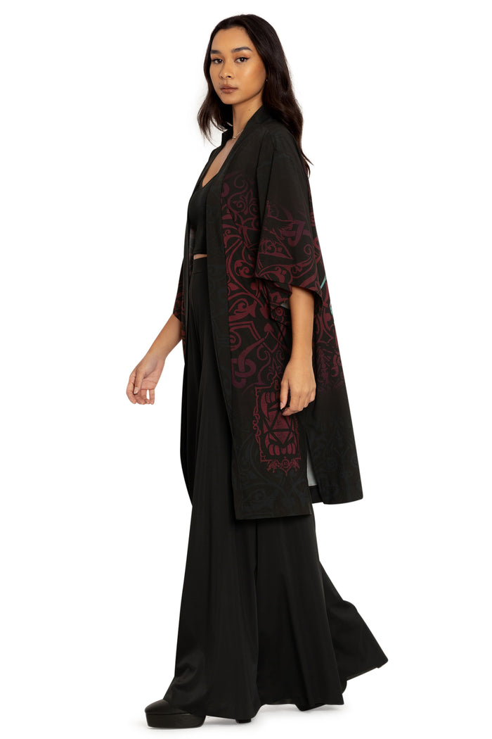 BlackMilk Clothing x Dungeons & Dragons - Count Strahd Von Zarovich Robe - Dungeons & Dragons Merchandise - Collaboration apparel - Licenced.