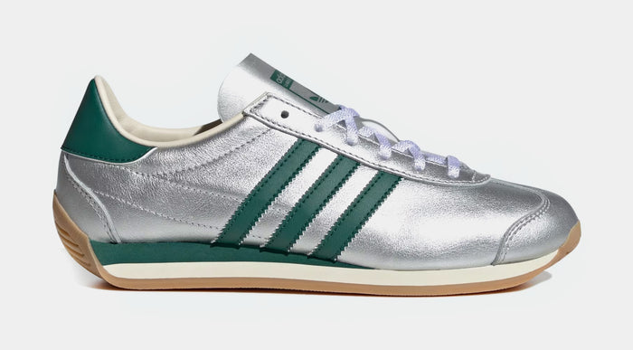 Country OG Womens Lifestyle Shoes (Silver Metallic/Collegiate Green/Cream White)
