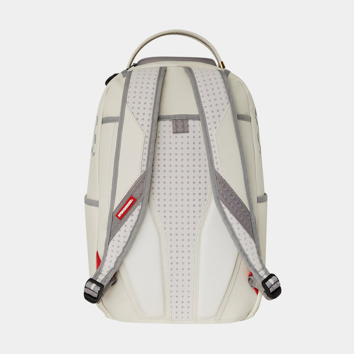 Cream Check Shark Central Mens Backpack (Cream/Grey)