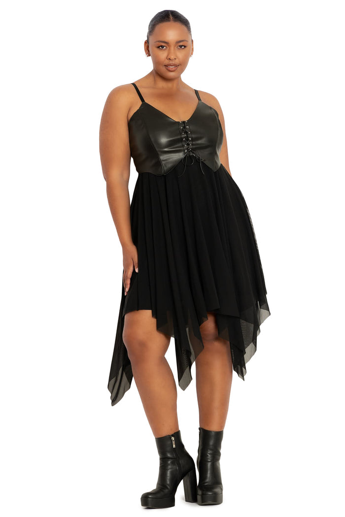 BlackMilk Clothing - Black Creature Of The Night Dress