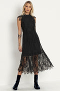 Cultist Lace Frill Sleeve Midaxi Dress