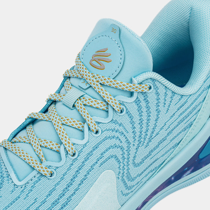 Curry Flow 12 Pisces Grade School Basketball Shoes (Stream/White)
