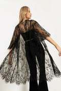 Dark Garden Lace Kimono