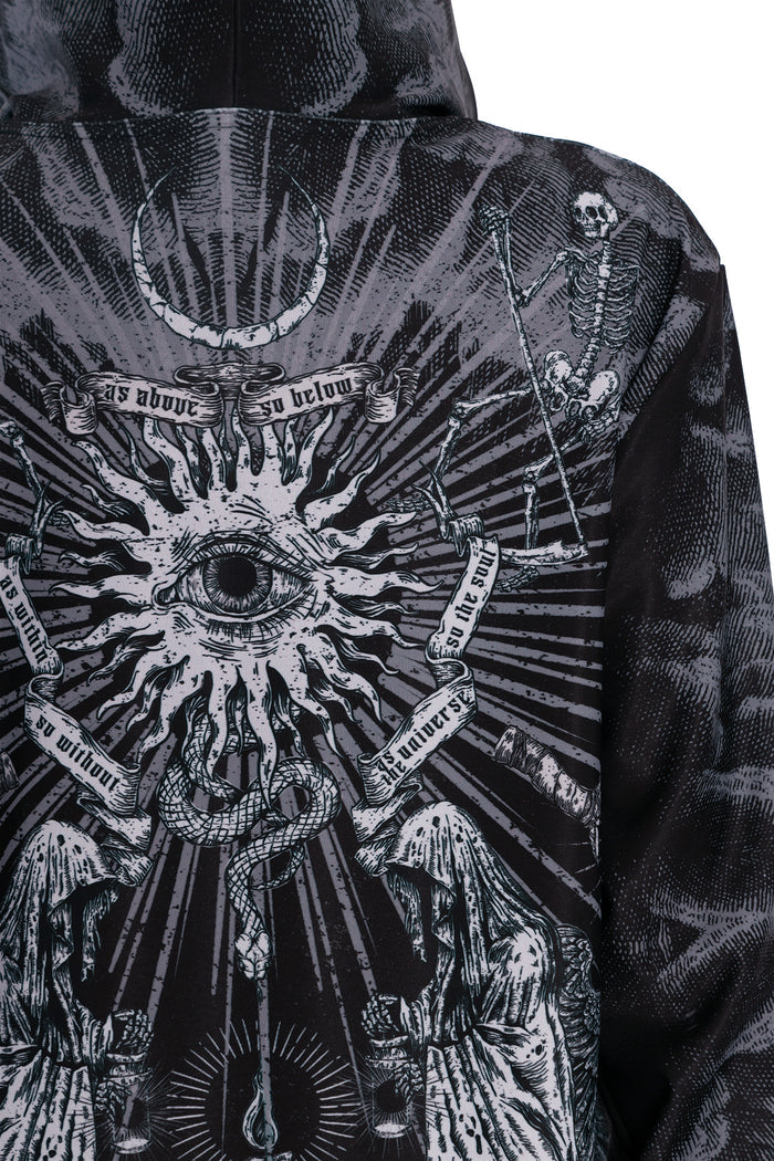 BlackMilk Clothing - Dark Rites Hoodie Sweater