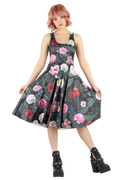 Dark Rose Scoop Midi Dress
