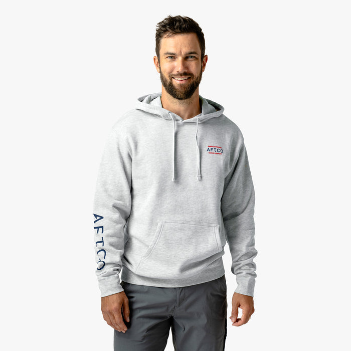 Gray Heather $Model is 6'0" 182lbs Size M$