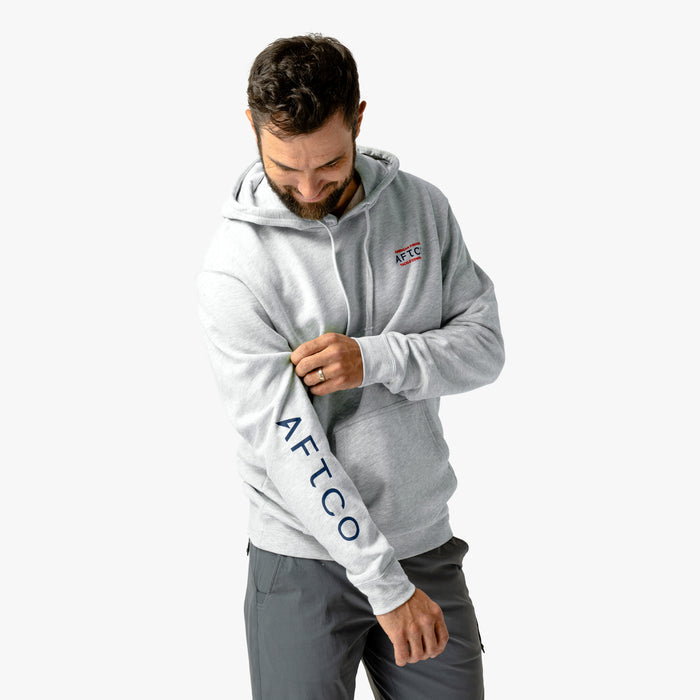 Gray Heather $Model is 6'0" 182lbs Size M$