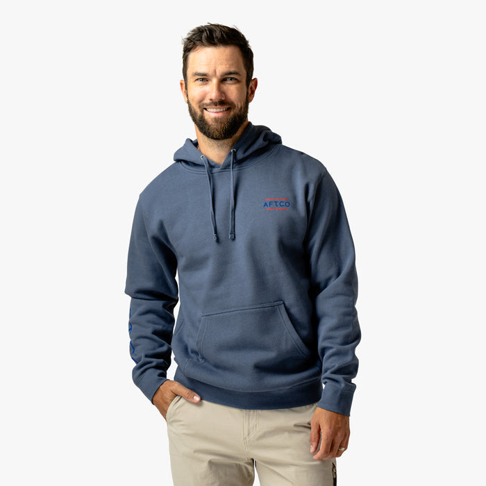 Storm Blue $Model is 6'0" 182lbs Size M$