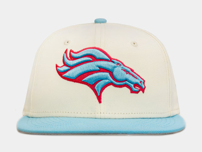 Denver Broncos Colorpack 59Fifty Mens Fitted Hat (Blue/White)