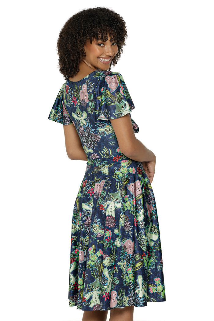 Desert Garden Rio Midi Dress