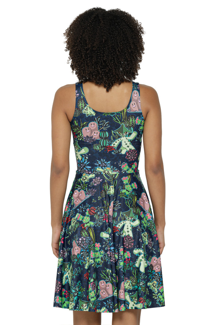 Desert Garden Scoop Longline Dress