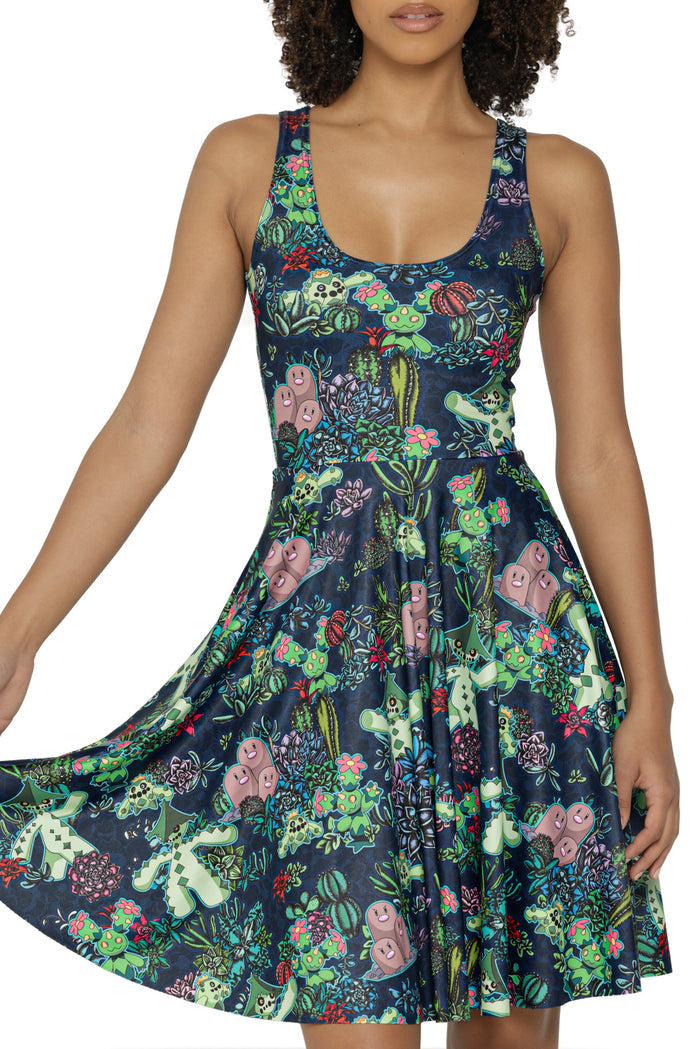 Desert Garden Scoop Longline Dress