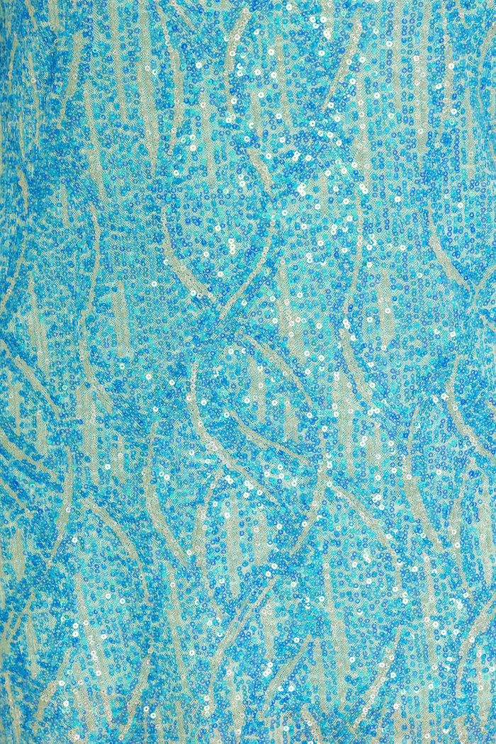 Diamond Waves Sequin Shift Dress