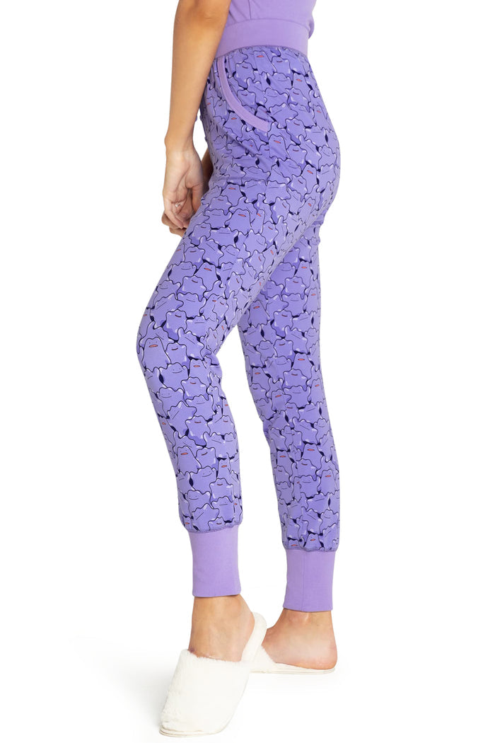 BlackMilk Clothing x Pokemon - Ditto Pile Comfy Pants - Pokémon Merchandise - Collaboration apparel - Licenced.