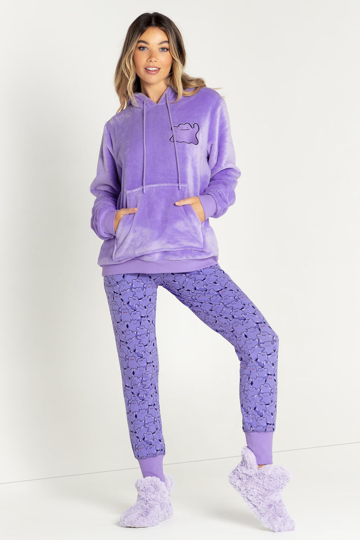 Ditto Pile Fluffy Hoodie
