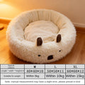 Dog Bed Winter Warm Half-Enclosed Dog Bed Pet Nest Dog Pad Pet Dog House Pet Bed Pet Enclosure