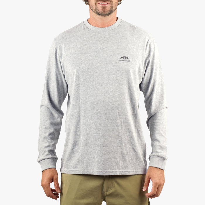 Athletic Heather $Model is 6'3" 185lbs Size L$