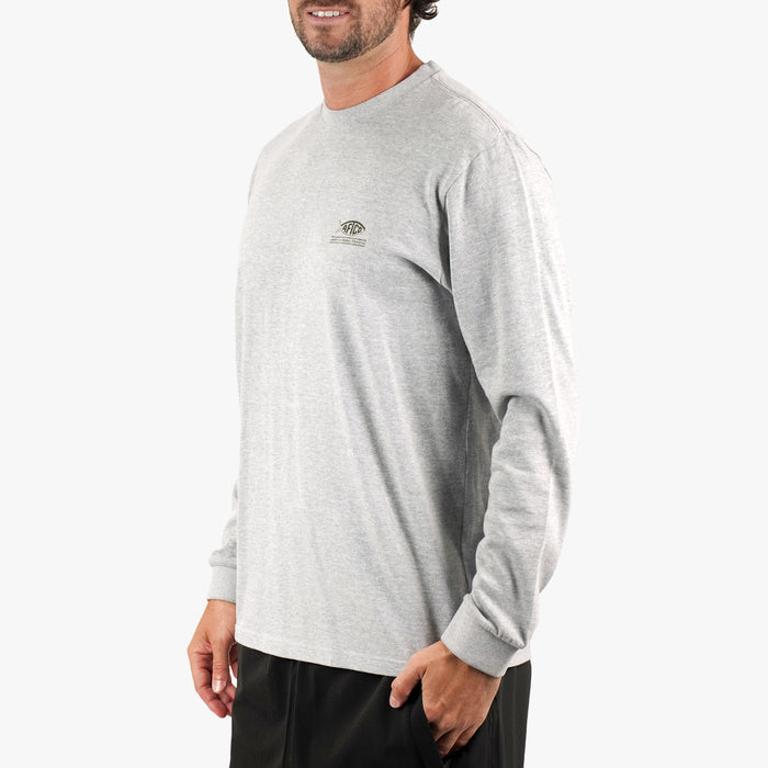 Athletic Heather $Model is 6'3" 185lbs Size L$