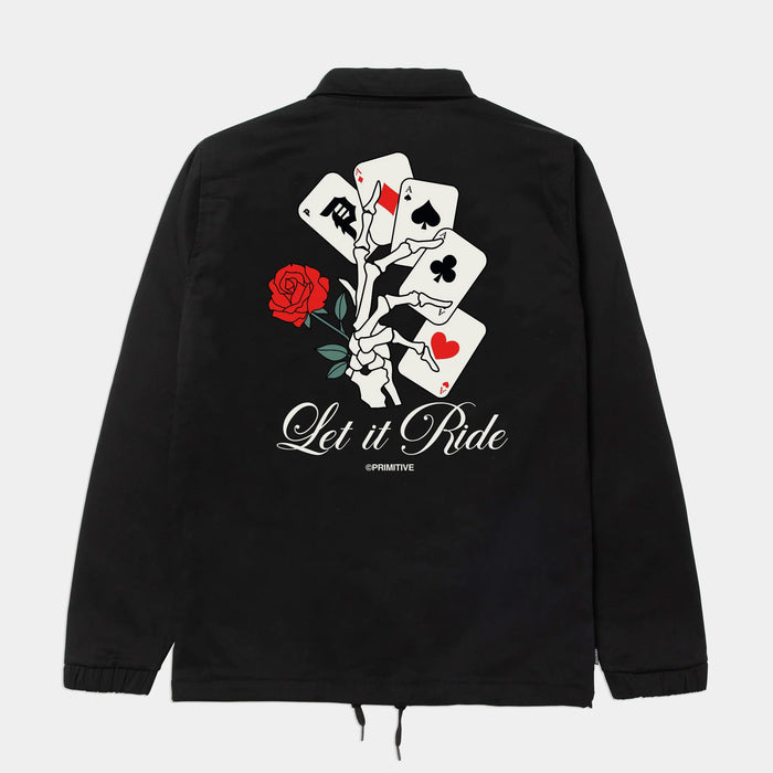 Double Up Coach Mens Jacket (Black/White)