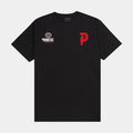 Dragon Ball Z Timeline Mens Short Sleeve Shirt (Black/Red)