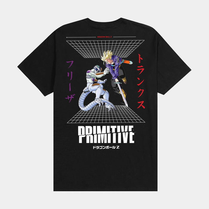 Dragon Ball Z Timeline Mens Short Sleeve Shirt (Black/Red)
