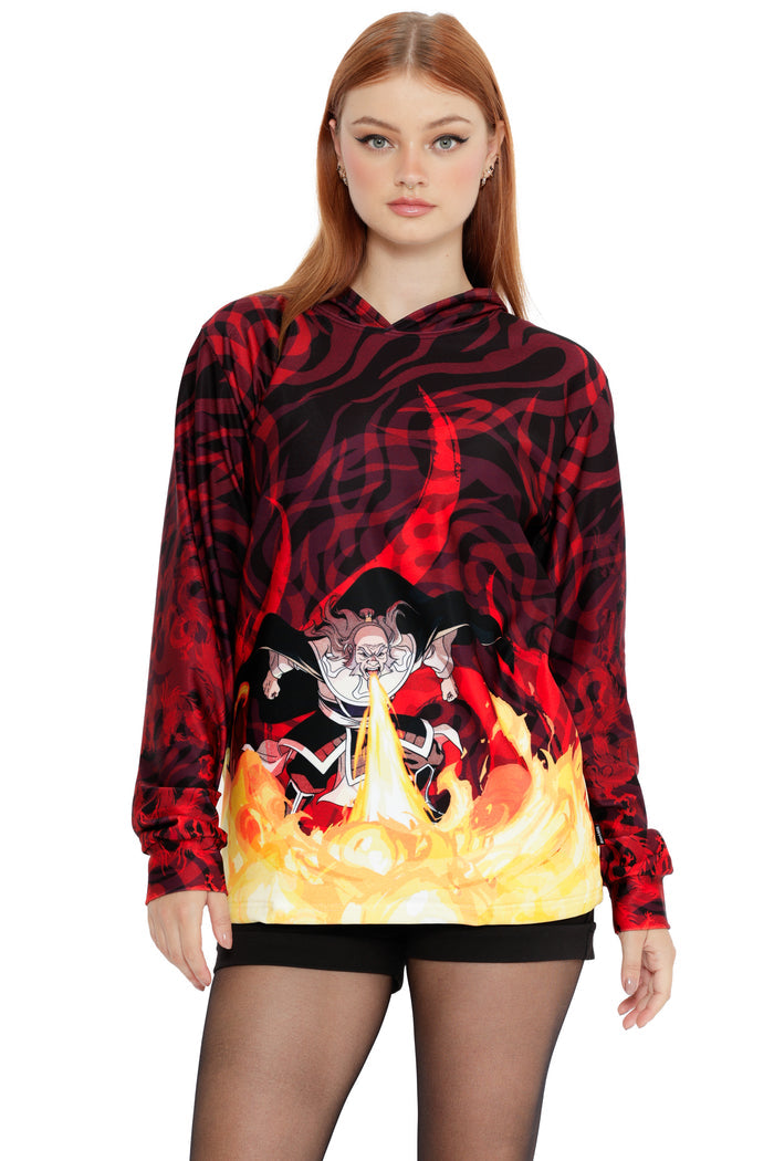 Avatar: The Last Airbender x BlackMilk Dragon of the West Hoodie Sweater, unisex Avatar fashion piece and official licensed Avatar clothing
