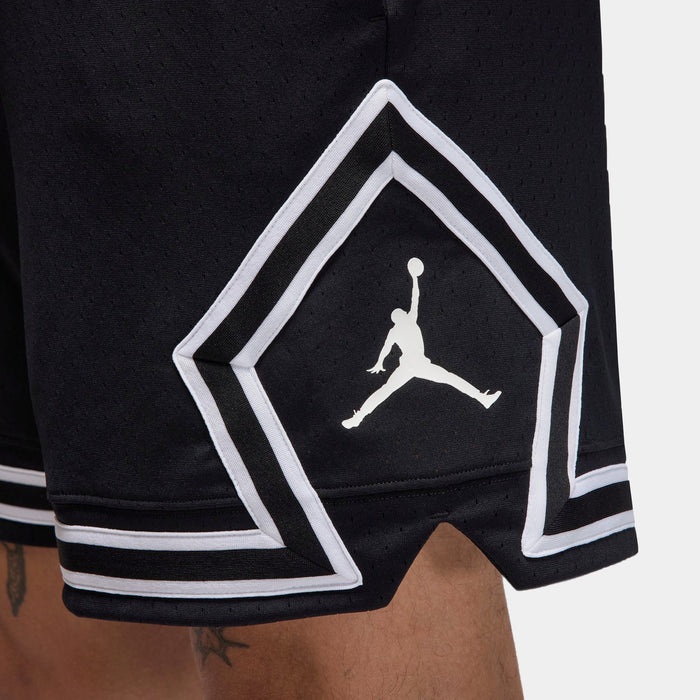 Dri Fit Diamond Mesh Mens Shorts (Black/White)