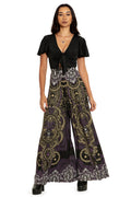 BlackMilk Clothing x Dungeons & Dragons - Dungeon Master Palazzo Pants - Dungeons & Dragons Merchandise - Collaboration apparel - Licenced.