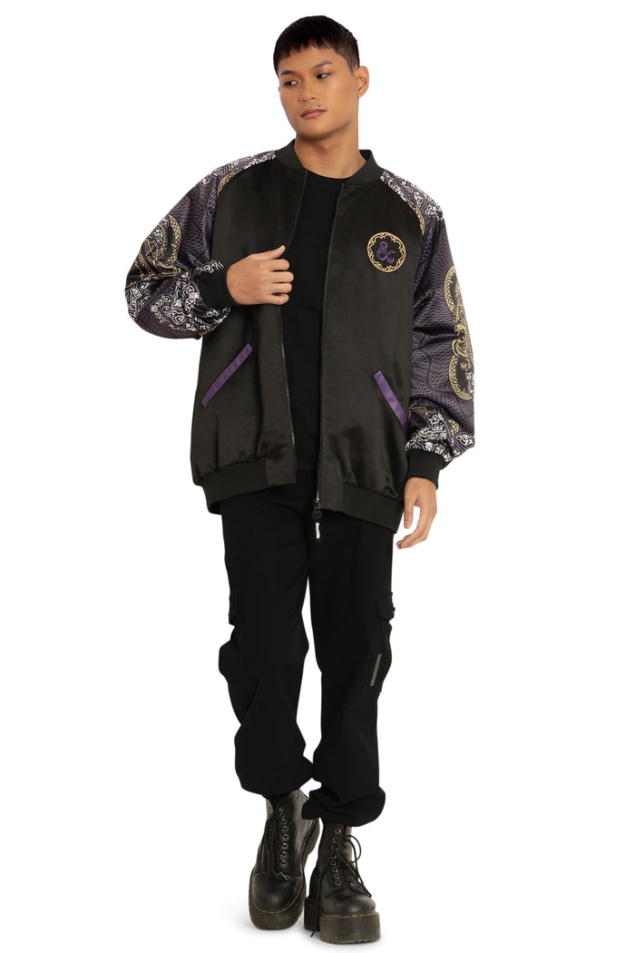 BlackMilk Clothing x Dungeons & Dragons - Dungeon Master Souvenir Jacket - Dungeons & Dragons Merchandise - Collaboration apparel - Licenced.