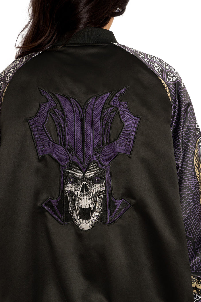 BlackMilk Clothing x Dungeons & Dragons - Dungeon Master Souvenir Jacket - Dungeons & Dragons Merchandise - Collaboration apparel - Licenced.