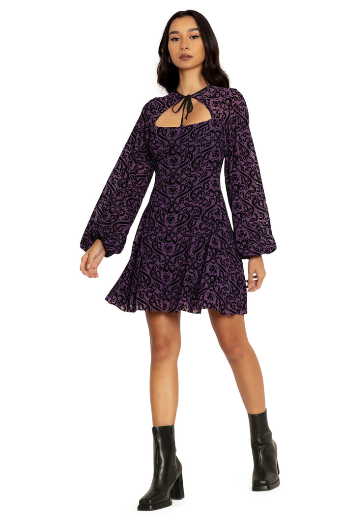 BlackMilk Clothing x Dungeons & Dragons - Dungeons Dragons Shrug Bishop Dress - Dungeons & Dragons Merchandise - Collaboration apparel - Licenced.