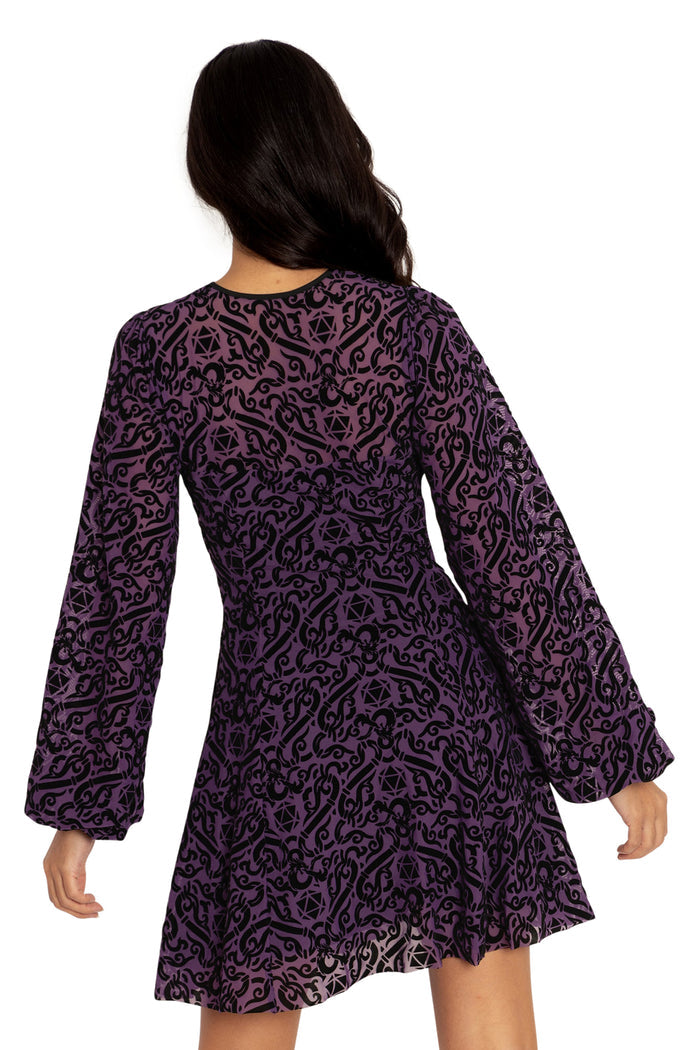 BlackMilk Clothing x Dungeons & Dragons - Dungeons Dragons Shrug Bishop Dress - Dungeons & Dragons Merchandise - Collaboration apparel - Licenced.