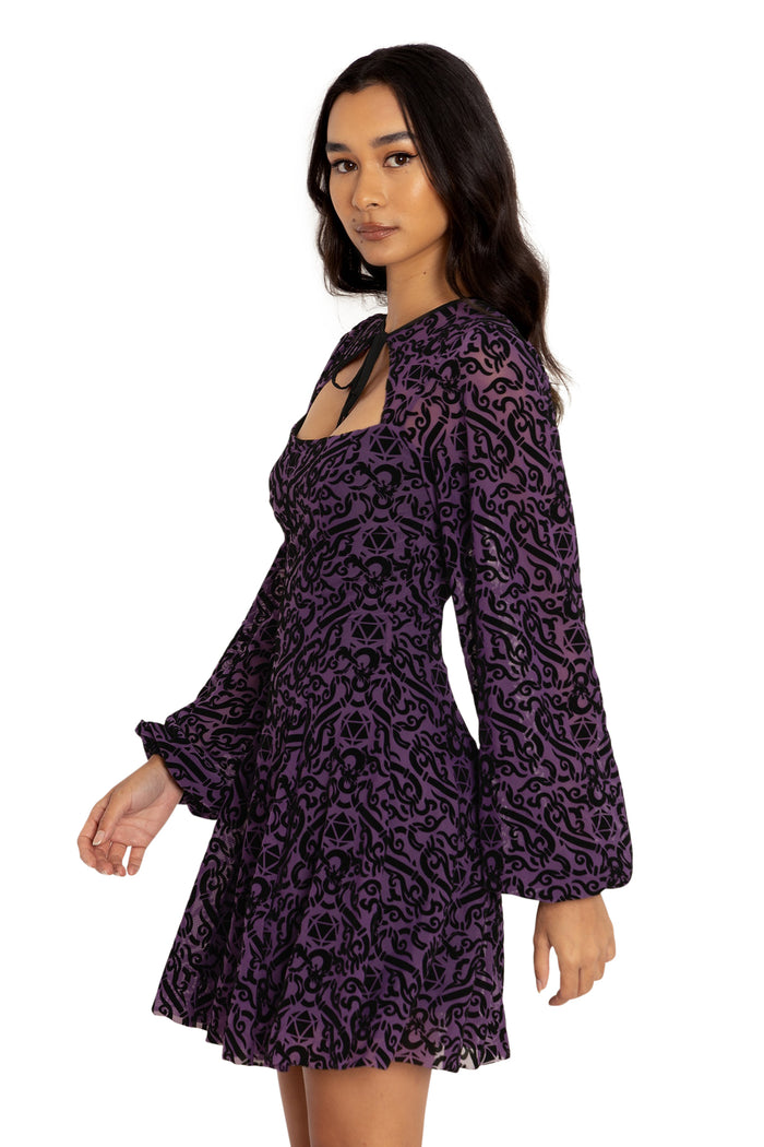 BlackMilk Clothing x Dungeons & Dragons - Dungeons Dragons Shrug Bishop Dress - Dungeons & Dragons Merchandise - Collaboration apparel - Licenced.