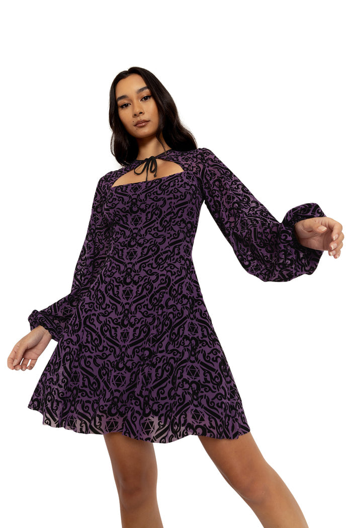 BlackMilk Clothing x Dungeons & Dragons - Dungeons Dragons Shrug Bishop Dress - Dungeons & Dragons Merchandise - Collaboration apparel - Licenced.