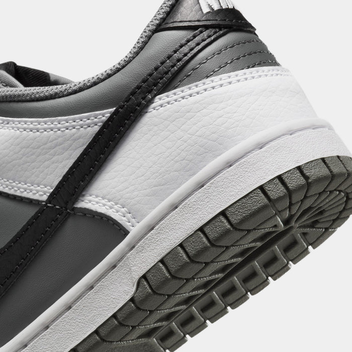 Dunk Low Grade School Lifestyle Shoes (White/Black/Smoke Grey)
