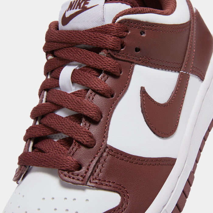 Dunk Low Grade School Lifestyle Shoes (White/Redwood)