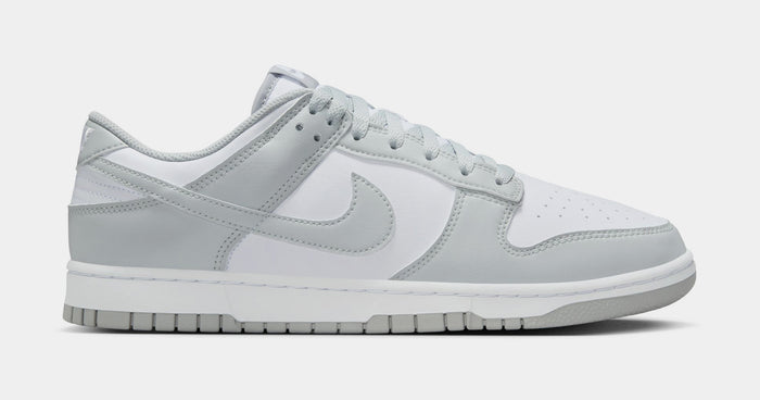 Dunk Low Mens Lifestyle Shoes (White/Light Smoke Grey)
