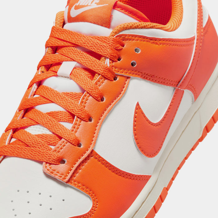 Dunk Low Retro Mens Lifestyle Shoes (Pale Ivory/Safety Orange)