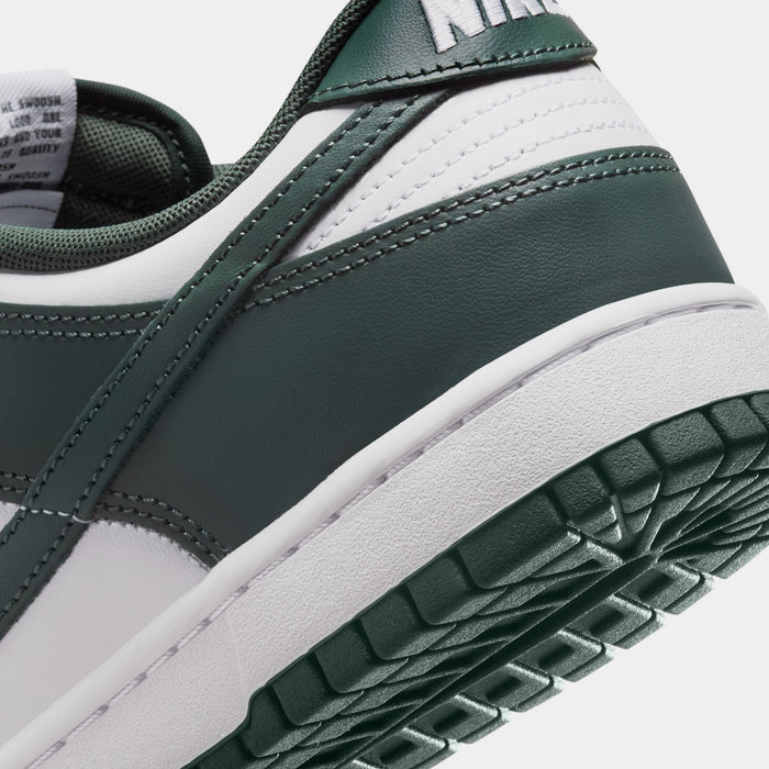 Dunk Low Retro Mens Lifestyle Shoes (White/Vintage Green/White)